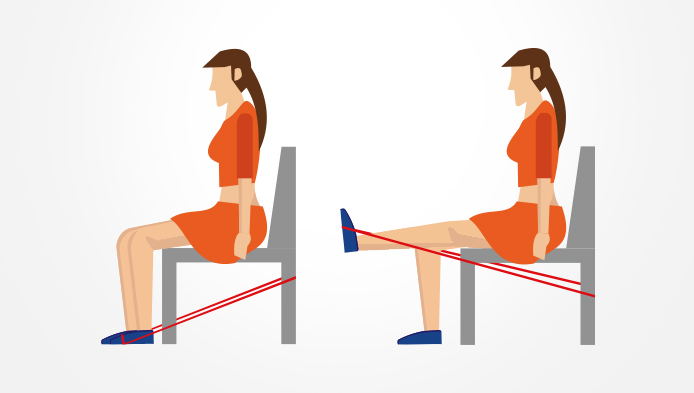 Theraband stretch - Stretches to Get Rid of Foot Pain