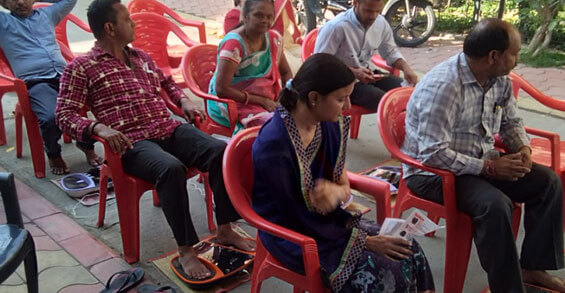 Health campaign organized by Anushka corporation Indore(M.P.)